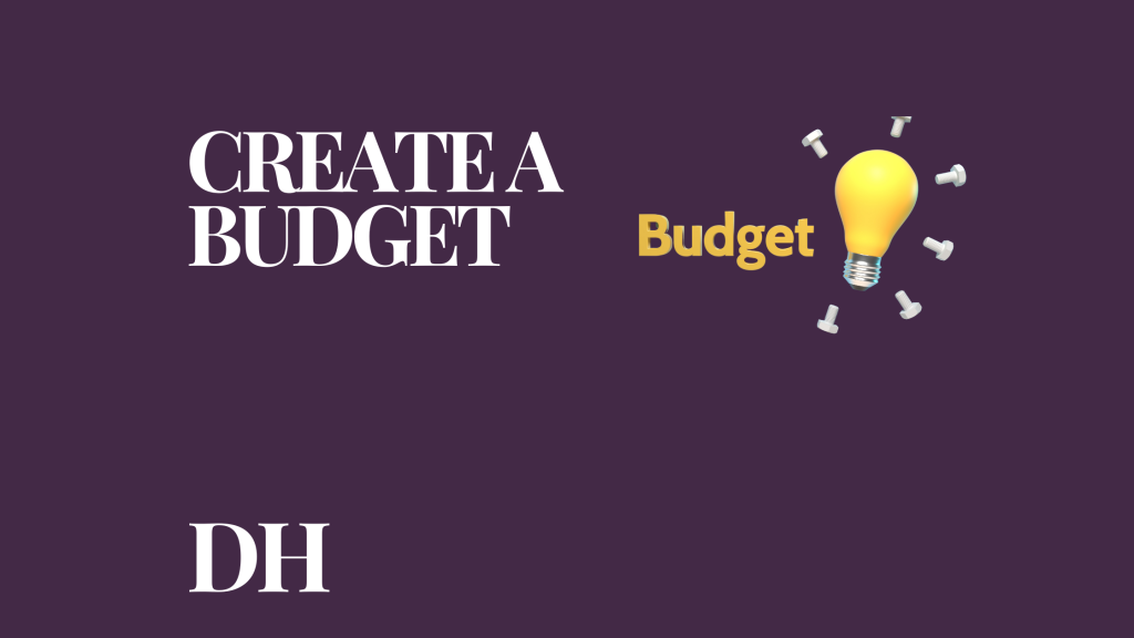 Create a Budget